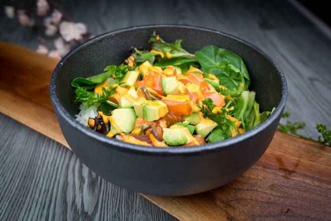 Spicy Salmon Poke Bowl