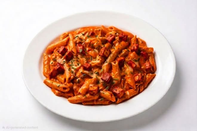 Tandori Chicken penne pasta