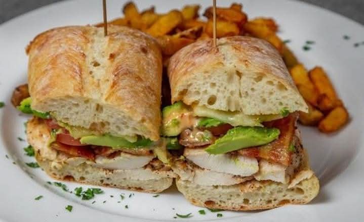 Chicken, Bacon, & Avocado Sandwich