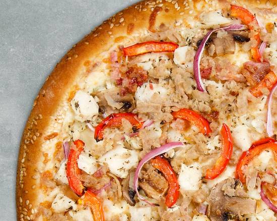 Large Bacon Cheese Burger Pizza