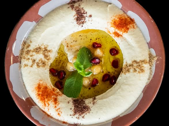 صحن حمص - Hummus Plate