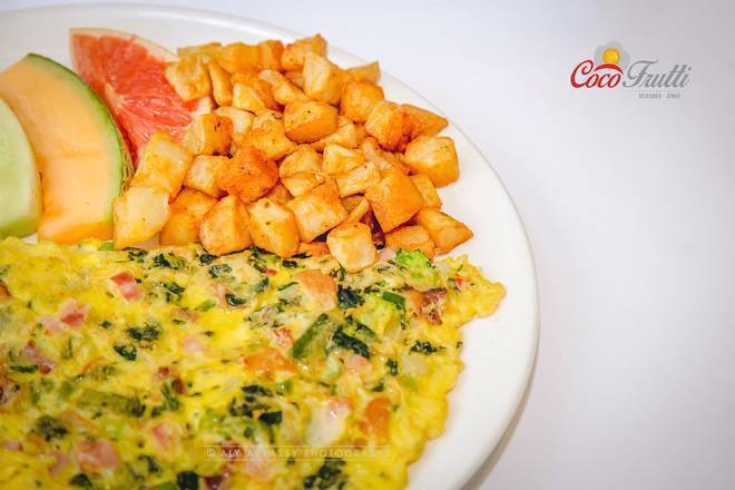 Omelette fromage jaune / Yellow Cheese Omelette