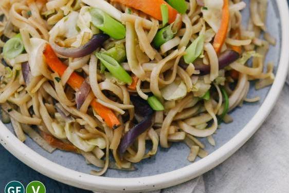 Ginger Sesame Rice Noodles