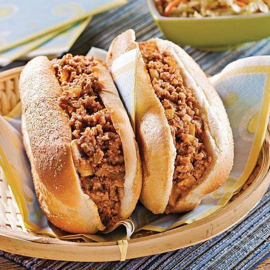 Sandwich Au Viande  hachée( kefta)