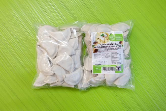 FROZEN Potato and Wild Mushroom Perogies VEGAN (24 pcs)