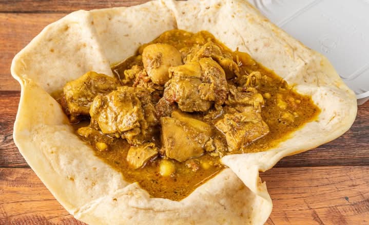Curry Chicken Roti