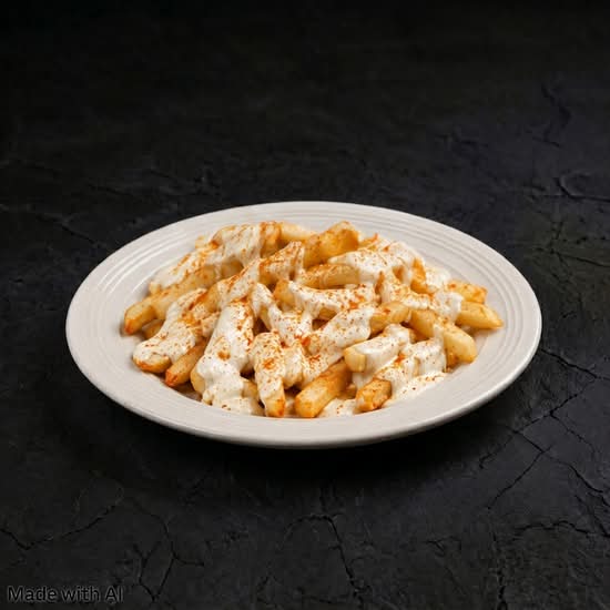 Fries with Cheddar Cheese