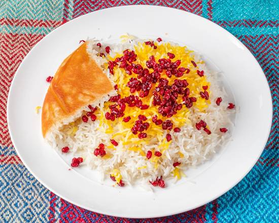 Saffron Barberry Rice (Zereshk Polow)