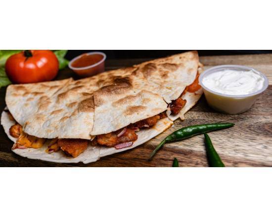 Spicy BBQ Chicken Quesadilla