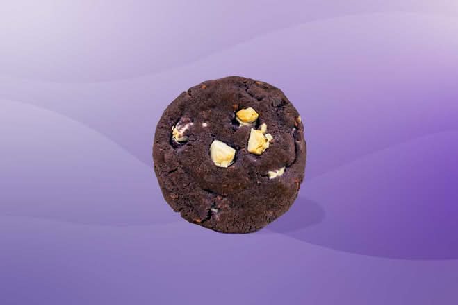 Ube White Chocolate Cookie