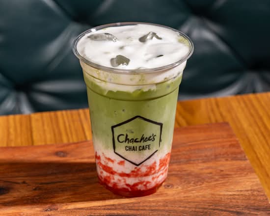 Iced Strawberry Matcha