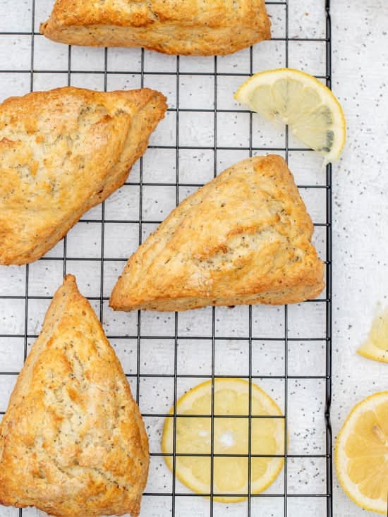 Lemon Poppy Seed Scone