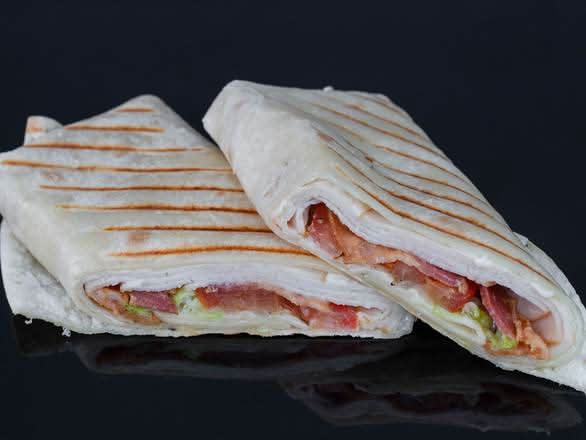 Turkey Bacon Club Wrap(Not Halal)