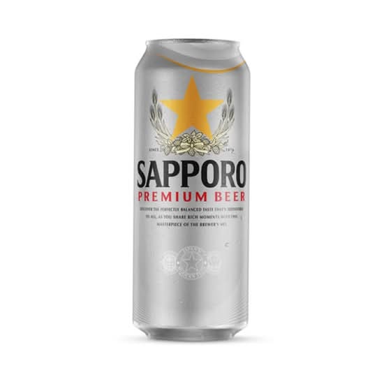 Sapporo Can 500ml (ABV 5%25)
