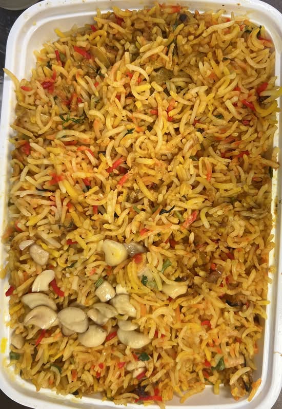Ghee Roast Kaju Chicken Biryani