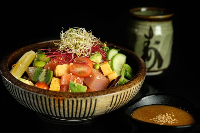 Hawaiian Salmon Poke Don