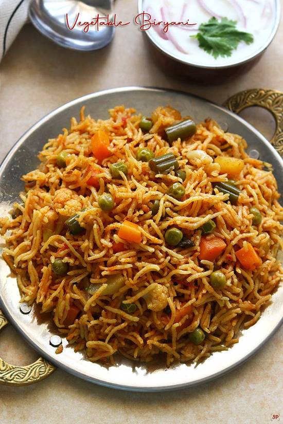 Vegetable Dum Biryani ( No Egg)