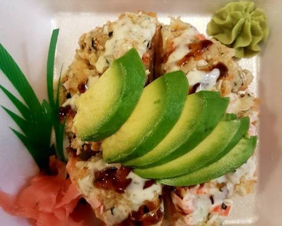 Salmon Sushi Pizza