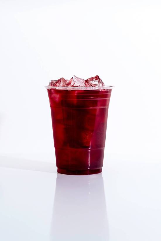 Iced Elderberry Hibiscus Tea