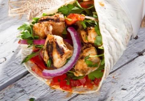Chicken Shish Wrap (Single Menu)
