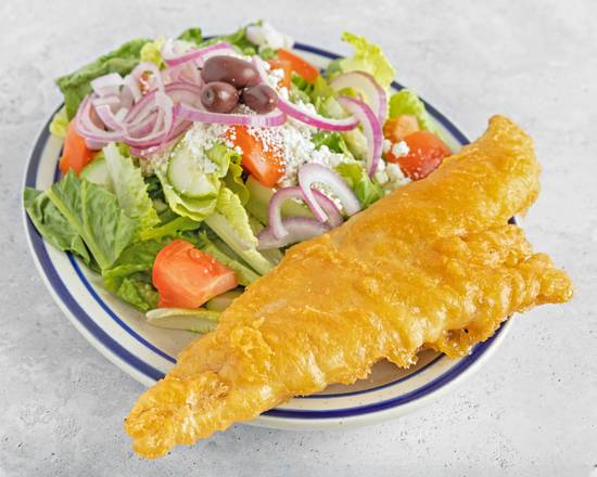 Haddock and House Salad