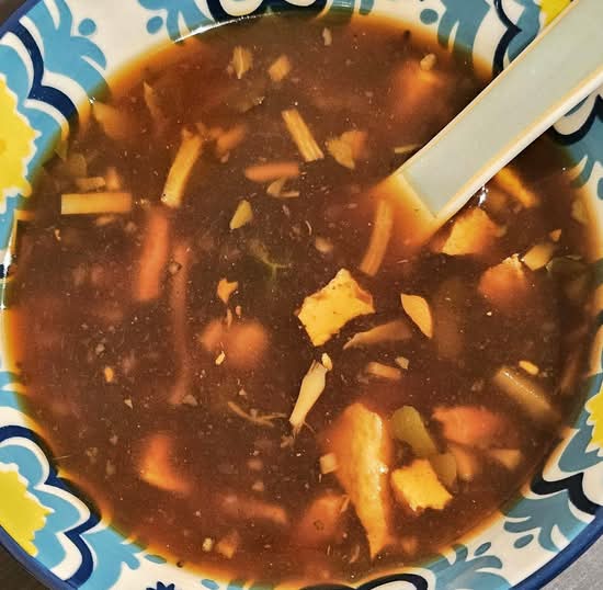 16. Vegetable Tofu Hot and Sour Soup