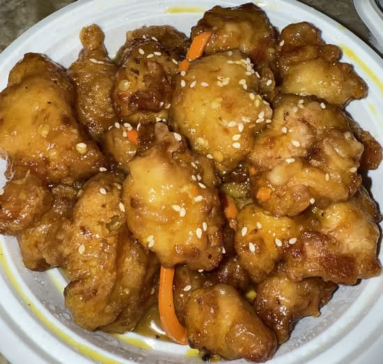 40. Honey Garlic Chicken