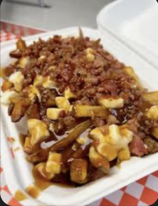 Club Poutine with Chicken & Bacon