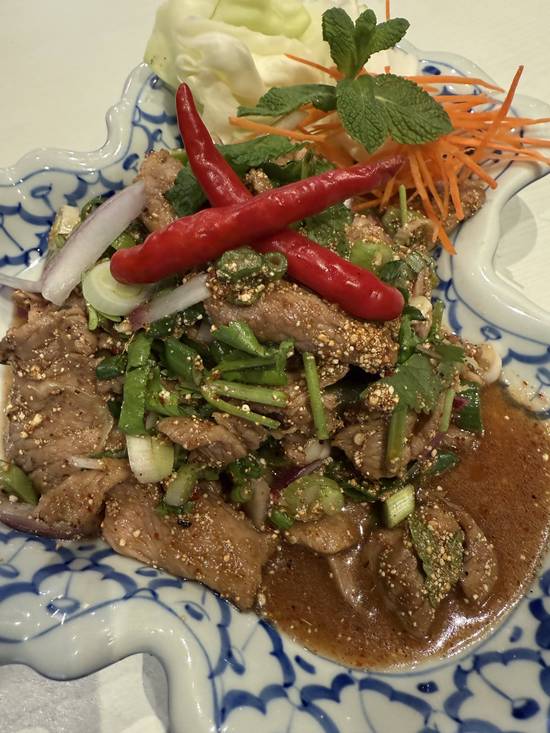 NAM TOK BOEUF / Larb Thai salad