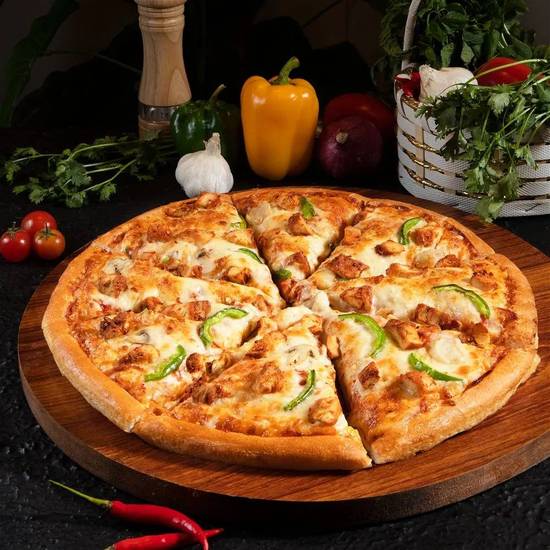 Pizza fajitas poulet