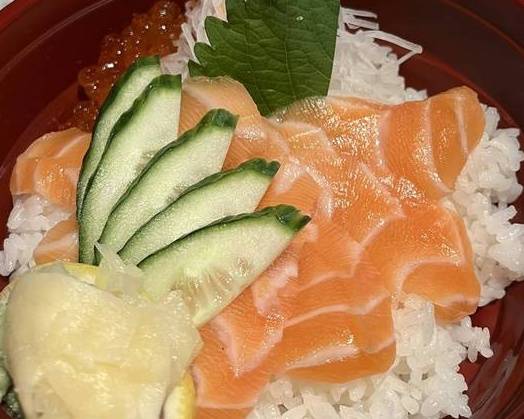 Salmon & Ikura Don