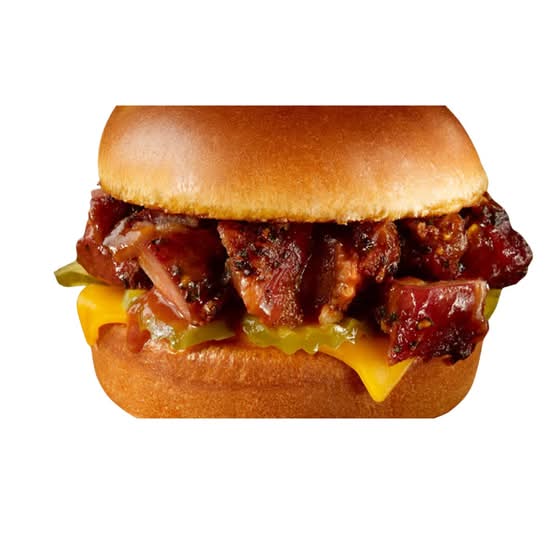 Brisket Burnt Ends Sandwich