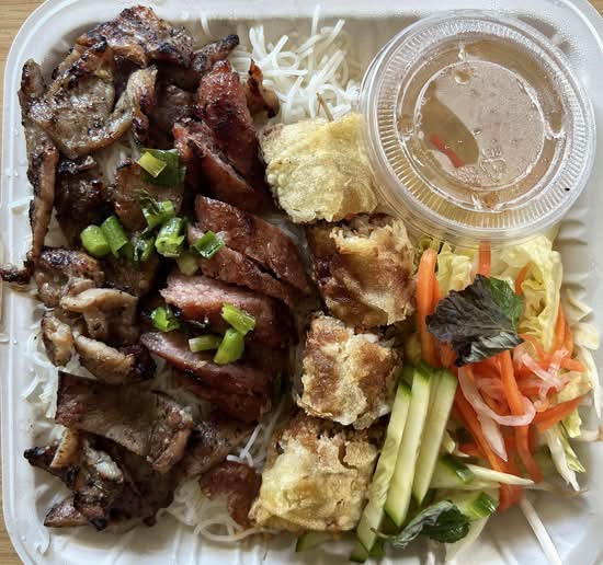 36b. Bun Cha Gio, Thit Nuong, and Nem Nuong