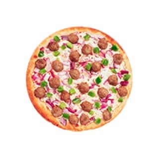 Meatball Pizza