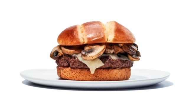 Mushroom Swiss Burger