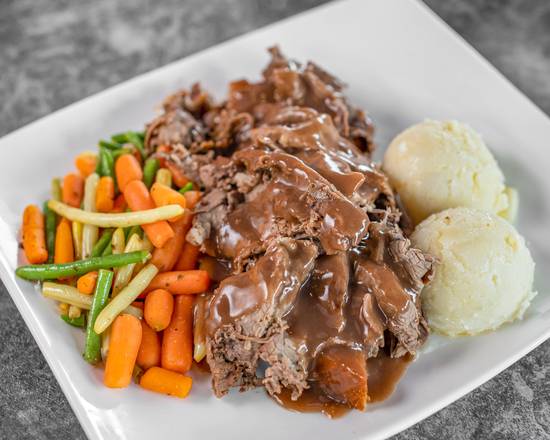 Hot Roast Beef Dinner