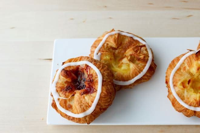 Almond Danish Pastry-Custard