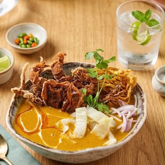 Khao Soi Soft-Shell Crab