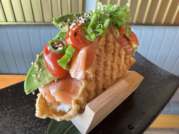 Spicy Salmon Taco