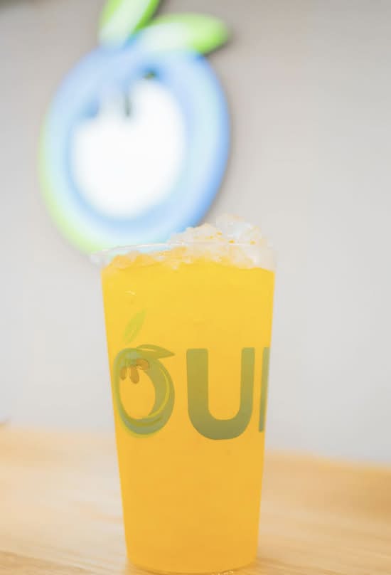 Boisson fruit de la passion à la menthe