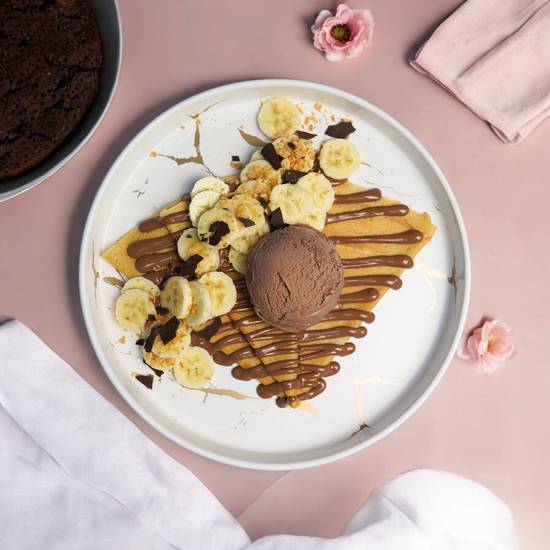 Chocolate Hazelnut Banana Crepe