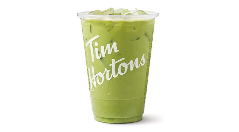 Iced Flavored Protein Matcha Latte
