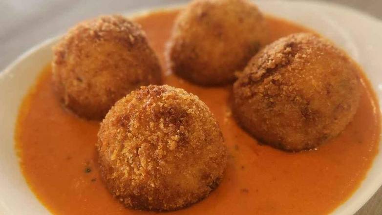 Bacon Cheese Rice Balls