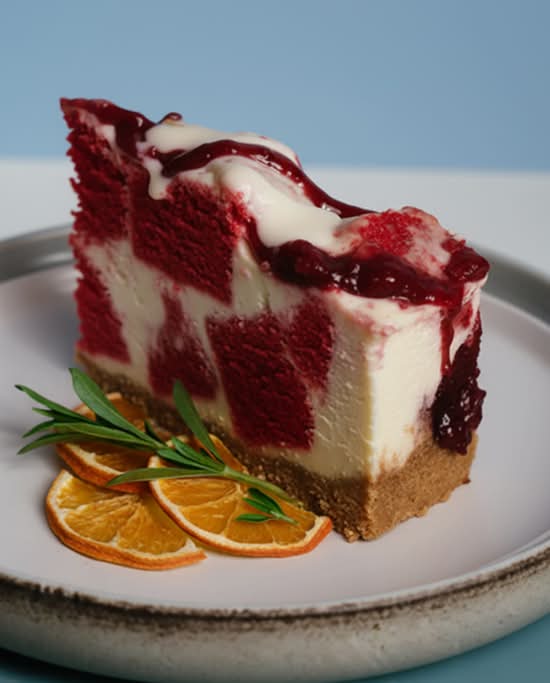 Raspberry Greek Yogurt Cheesecake