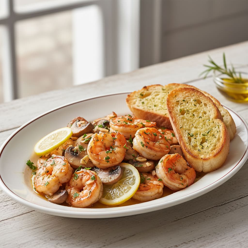 Garlic Black Tiger Prawns