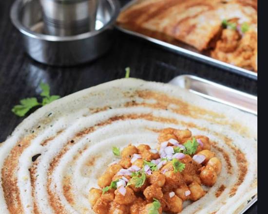 Channa Masala Dosa