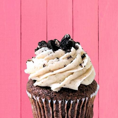 Cupcake Végane / Sans Lactose - Biscuits & Crème