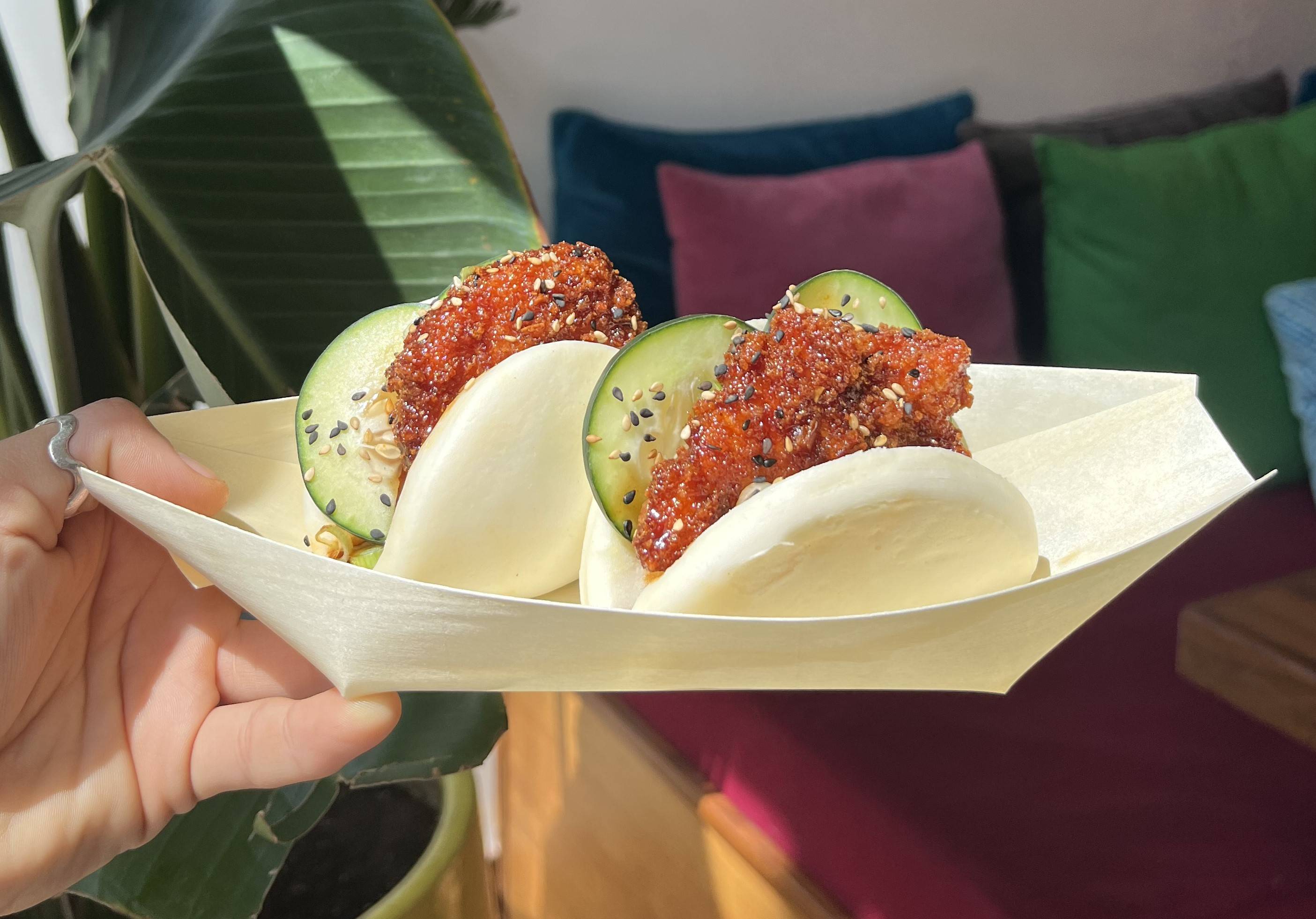 Bao Bun (deux petits burgers asiatique)
