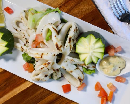 Grilled Marinated Calamari