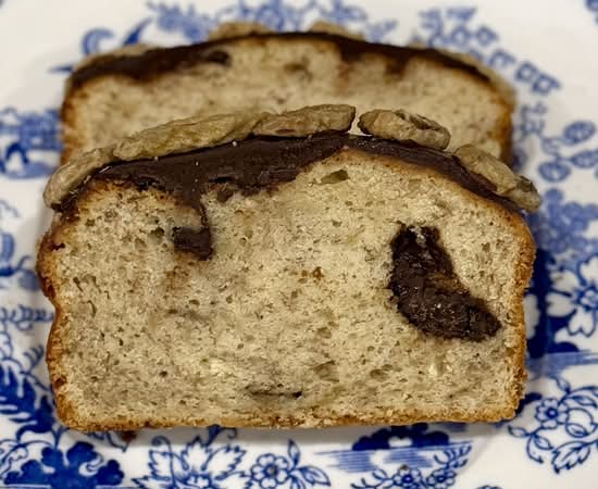 Choc Banana Loaf Slice